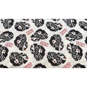 By the Yard, 43.5" Wide, Kiss Band Cotton Fabric